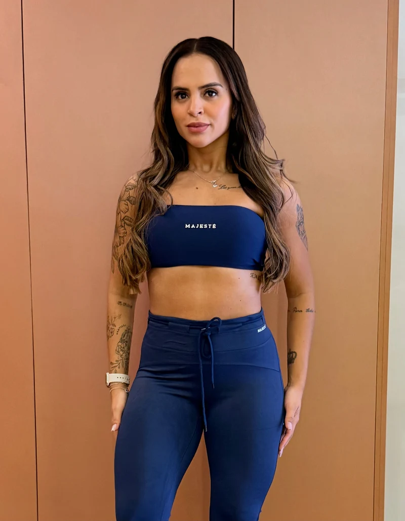 Top Faixa — Azul Marinho